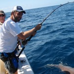 Lawrence fighting a 300lb Bull Shark off the coast of Miami