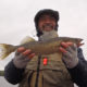 Photo of Lawrence Gunther holding a nice late fall Walleye