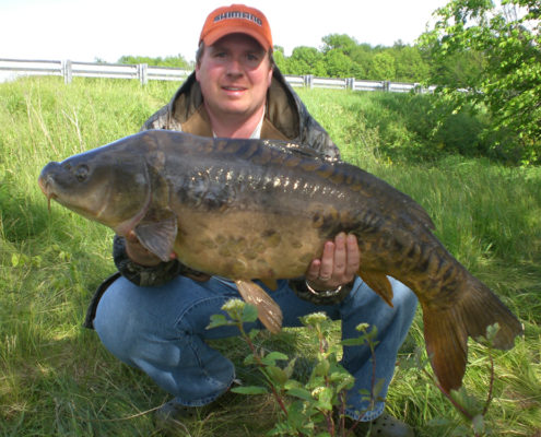 Alain with his 35lb Mirror