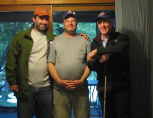 Photo of Doug, Miles and Lawrence